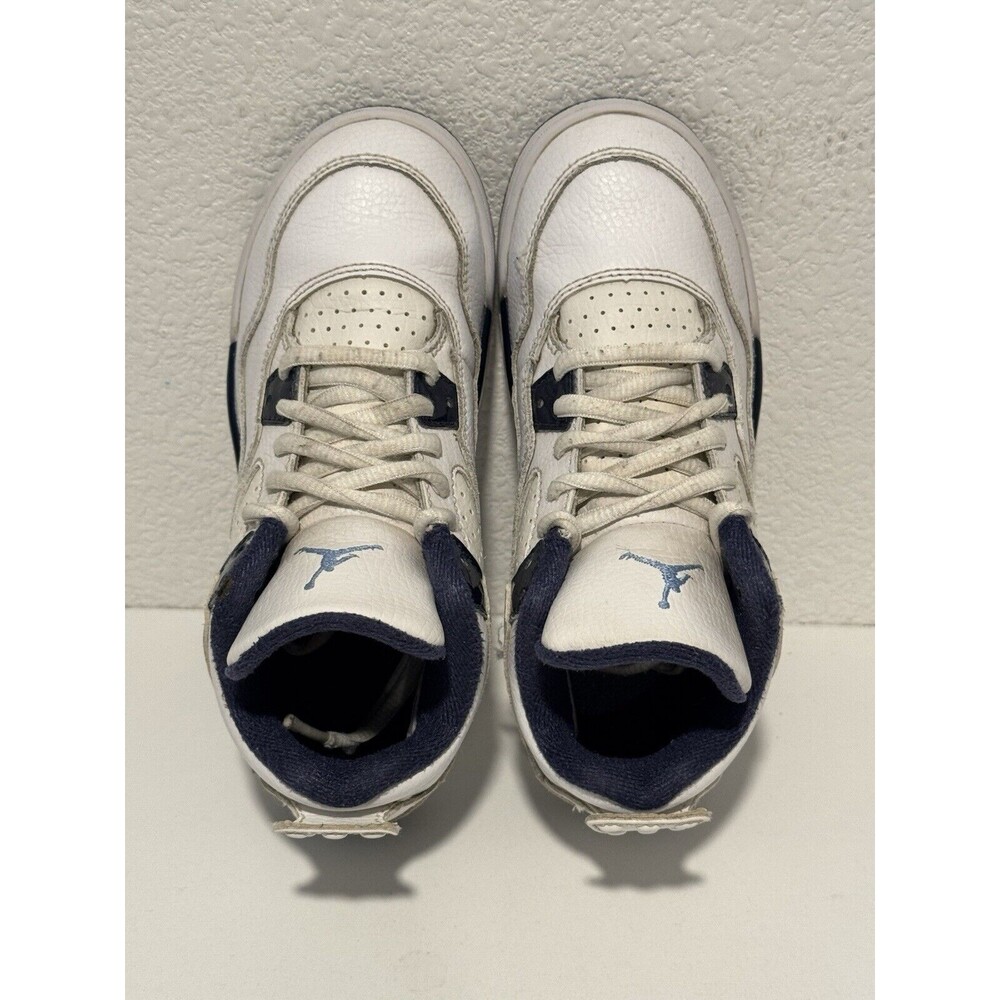 Nike Air Jordan IV 4 Retro LS PS LEGEND BLUE Shoes Youth Sz 12.5C 707430-107 - Picture 8 of 15